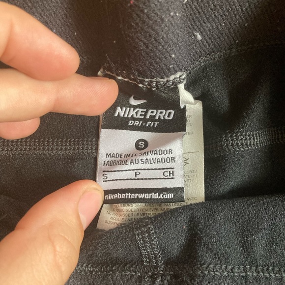 Nike Pro Dri Fit Black Leggings Small - Picture 4 of 4